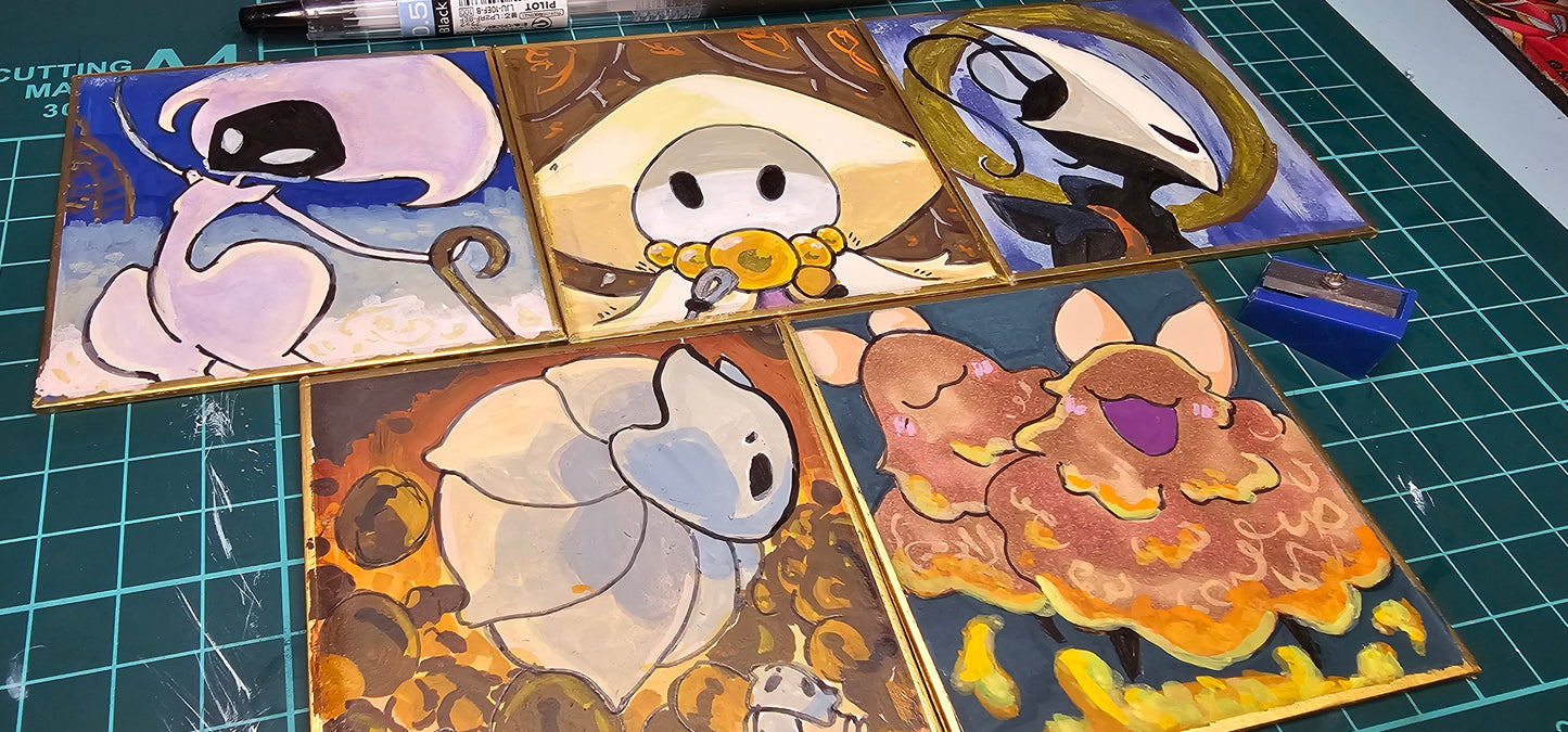 Handdrawn "Shikishi" Board on Stream?!