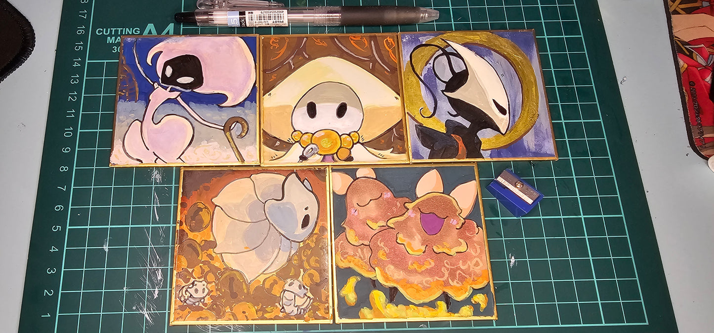 Handdrawn "Shikishi" Board on Stream?!