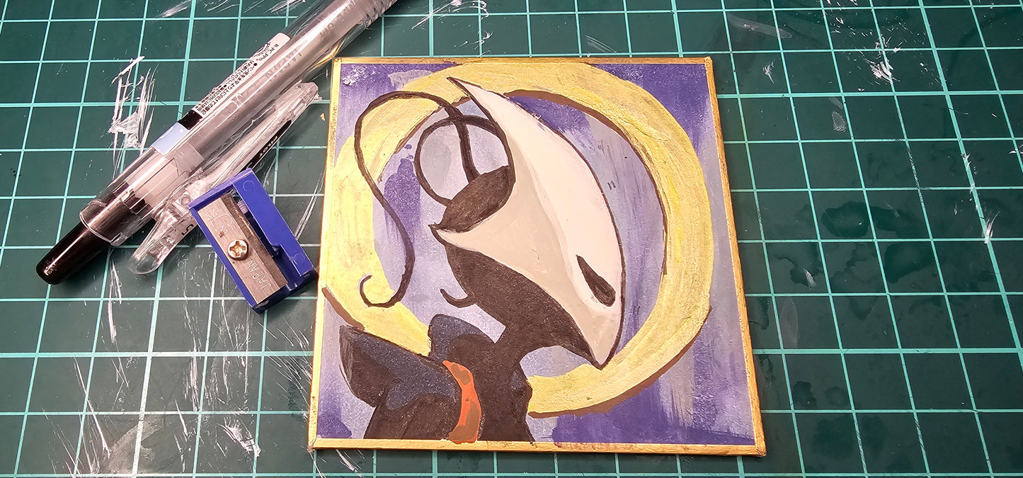 Handdrawn "Shikishi" Board on Stream?!